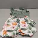 Floerns Girl's Sleeveless Halter Neck Tie Back Tropical Print Boho Summer Dress 13Y