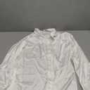 Escalier Women's Silk Blouse Long Sleeve Satin Button Down Shirt Casual Work Office Silky Blouse Top Size L