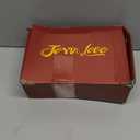 JOY IN LOVE Women's Chunky Platform High Heels Ankle Strap Block Heel Sandals (7, White Matte)