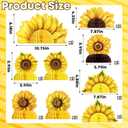 11PCS Sunflower Party Honeycomb Centerpieces Decorations You Are My Sunshine Table Decor Birthday Baby Shower Summer Party Supplies（Assembly Needed）