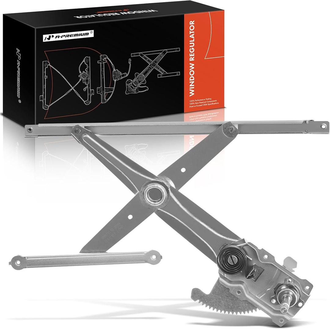 A-Premium Manual Window Regulator Front Driver Side Compatible with Toyota