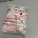 Baby Bedside Bassinet Sheets Fitted Girl, 33x20 Compatible with Baby Delight Dream On Me & Most Rectangle Bedside Sleeper Bassinet Mattresses, Super Soft Microfiber Pink Rainbow