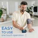 Beurer BM25 Upper Arm Blood Pressure Monitor for Home Use, Fully Automatic, Arrhythmia Detection, Cuff Fit Control, Color Risk Indicator, App Tracking, Battery or USB-C Power