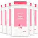 Amazon Basics Cosmetic Rectangular Foam Wedges, 192 Count (6 Packs of 32), White (Previously Solimo)