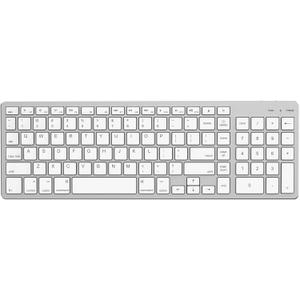 Wireless Bluetooth Keyboard for Apple Mac OS  US QWERTY Layout, Scissor Keys Precise Typing, Rechargeable Battery, Extra-Long Working Time, Compatible with iMac/MacBook Pro/Mac Mini or iPad