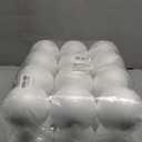 Crafjie 4 Inch Craft Foam Balls 24-Pack, Supplies Foam Balls for Christmas DIY Arts and Crafts, Smooth Polystyrene Foam Ball, for Decoration Household School Projects, White