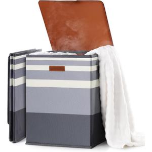 Foldable 40L Large Towel Warmer Bucket，360° Even Heating SPA Towel Warmers for Bathroom, Fast Heating with 4 Modes & 30/ 60/ 90 Min Presets & Auto Shut-Off, Gift Box