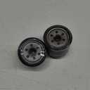 2 PCS Oil Filter With Nut Compatible With Hisun UTV ATV 250 400 450 500 550 700 750(2008-2021) Massimo Bennche Coleman Axis Cub Cadet 503-01156 BMS Ranch Pony stallion 500 600 15200-003-0000