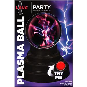 Lava® Lamp 3" Plasma Ball - Operates on 4 AAA Batteries (included) Black