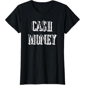PORT Company, T-shirt, Black, Cash Money, S