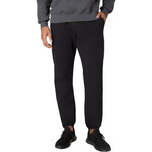 Hanes Men's Sweatpants, Ultimate Cotton Fleece Sweatpants, Joggers with Pockets for Men (Large, Black)