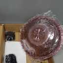 2 Pack Hanging Bird Baths and Feeders for Outdoors, Plastic Bird Bath Bowl & Hanging Feeder for Garden Yard Decor,Lilac Purple