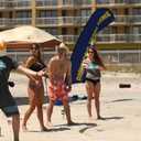 TidalBall Set | America's Beach Game | Portable Beach Cornhole Alternative | Sand Toss Game, Balls Float, 2 Koozies Included | Outdoor Beach Games for Adults, Teens & Family (10in. x 4in. x 2.5in.)