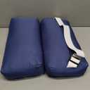 Headrest Pillow for Patio Chaise Lounge Chair, Outdoor Chaise Pillows with Adjustable Elastic Stripe Head Resting Pillows for Recliner Office Chair, Dark Blue 2 Pack