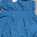 PRETTYGARDEN Women's Summer Dresses 2026 Sleeveless V Neck Eyelet Hollow Out Swing A Line Beach Vacation Sun Dress (Medium)