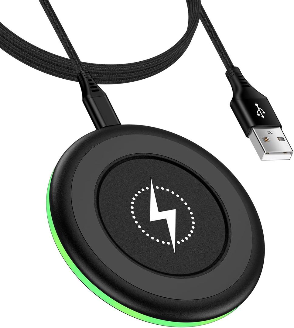 Samsung S25 Wireless Charger Fast Charging Pad Android Charger for Samsung Galaxy S25 Ultra/S24/S23/S22/S21/S20/iPhone 17/16 Pro 15W Fast Wireless Phone Charger Station for Pixel 10 Pro xl/9/9a/8a/8/7