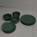 Gallery Madison Dinnerware Set, 12 pc, Green
