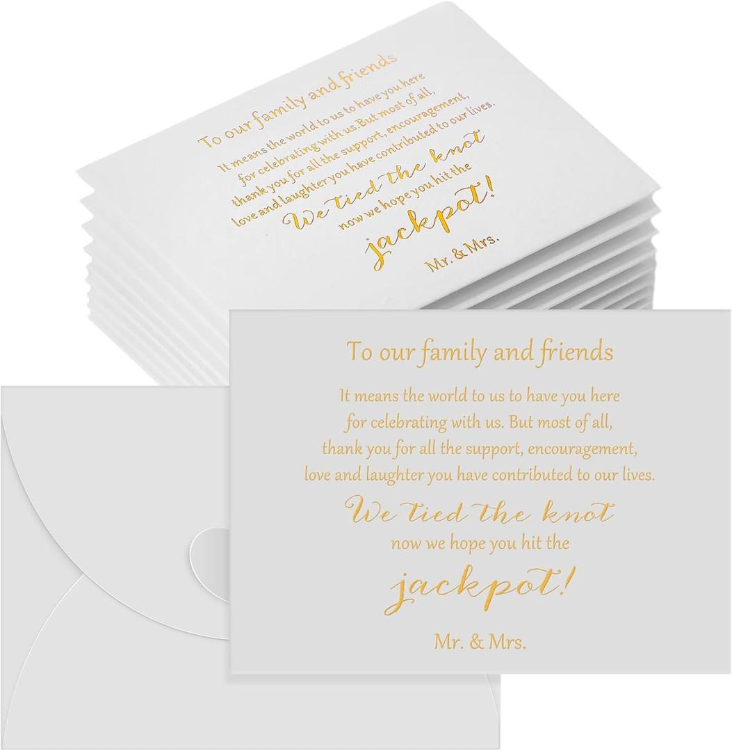 Sayglossy 100 Pack Tickets Holder for Wedding Favors Bulk Small Envelopes 4.3 x 3.15 Inches Paper Envelopes Holder for Scratch Stamp Scratch Wedding Bridal Shower Party Favors (White)