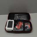 Cordless Electric Screwdriver Set, 8V 10Nm Rechargeable Power Electric Drill, Battery Screw Gun with Driver Bit, 320RPM/10+1 Torque, 2 Position Handle, Flexible Shaft LED Light (Red, 89Pcs)