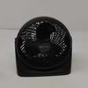 Air Circulator Fan, Desk Fan for Bedroom, Home and Office, With 90-Degree Tilt Head, 3 Speed Settings, Lightweight (3 LBS), 35 Watts, Black, 11.1"W x 6.3"D x 10.9"H