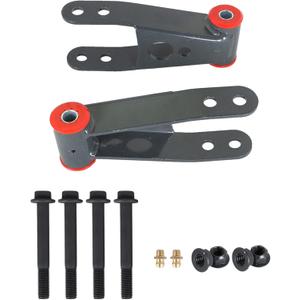 WFLNHB Adjustable 1-2 inch Rear Shackles Lift Leveling Kit Replacement for Cherokee XJ 2WD 4WD 1984-2001