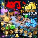 Truck Toy for Boys,6 Films+15 Sounds Construction Excavator Light Projector
