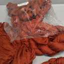 6Pcs Terracotta Cheesecloth Table Runner 120 Inch10FT Terracotta Color Rustic Boho Cheesecloth Table Runnerfor Wedding Party Baby Shower Birthday Home Decor Holiday Decorations