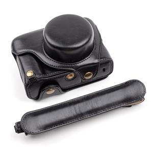 MUZIRI KINOKOO Case Compatible for Fujifilm X100VI Digital Camera, PU Leather Protective Cover with Adjustable Shoulder Strap, Portable Easy Carrying - Black