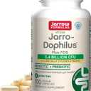 Jarrow Formulas Jarro-Dophilus + FOS - 3.4 Billion Organisms Per Serving - 100 Veggie Caps - Prebiotic & Probiotic - Nutritional Support to Beneficial Bacteria - Up to 100 Servings, BB 09/24