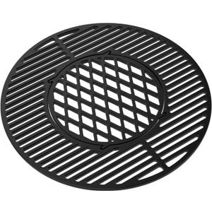 Onlyfire Cast Iron Grill Grate Replacement Gourmet BBQ System for Weber 22inch Kettle Charcoal Grills