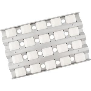S23218-32Y Briquette Tray for Delta Heat 32 Inch Grill Replacement Parts for Delta Heat DHBQ32 DHBQ32G DHBQ32R/S DHBQ32R DHBQ32RS Ceramic Briquettes Tray with 20 Ceramic Briquettes