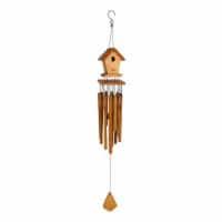 BAMBECO Bamboo Hut Woodstock Chimes Bamboo Woven Hat 34 Inch