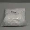 Geyoga 20 Pieces Sublimation Blanks White Bibs for Baby Decorating Washable Reusable Fabric Bibs
