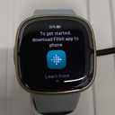 Fitbit Sense 2 Advanced Health and Fitness Smartwatch with Tools to Manage Stress and Sleep, ECG App, SpO2, 24/7 Heart Rate and GPS, Blue Mist/Pale Gold, One Size (S & L Bands Included)