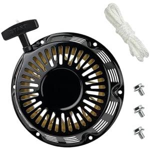 TURBOTUNITY GX390 Recoil Starter Assembly for Honda GX340 GX610 GX620 Champion Ryobi Predator 420cc 439cc 459cc 389cc 11hp 13hp Pull Start 28400-ZE3-W01ZA w/Pull Cord