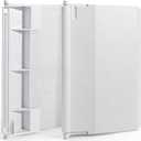 SPX1082K 2 Pack White Swimming Pool Skimmer Weir Door Assembly Kit Compatible with SP1082 SP1083 SP1084 SP1085 SP1086 SP1075 Models