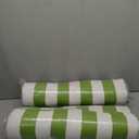 Adirondack Chair Cushion,High Back Chair Cushions Set of 2,Deep Seat Stuffed High Rebound Foam Rocking Chair Cushions for Outdoor Furniture Porch Garden 44 x 22 x 4 (Kiwi & White Cabana Stripe)
