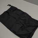 PATIKIL Stuff Sack, 10 x 20 Inch Waterproof Outdoor Storage Sack Portable Drawstring Dust Flap Bag for Camping, Black