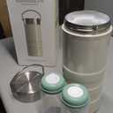 22oz Full-Day Cold-Chain Breastmilk Cooler, Double-Wall Vacuum Stainless Steel with 360 Cooling, Keeps Milk 50F for 24 Hours, Leak-Proof BPA-Free, Easy to Clean, Includes 2 Bottles