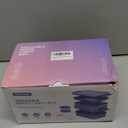 DaCool Bento Box Adults Lunch Container - 74 OZ Stackable Leakproof Bento Lunch Box for Adults Men Boys Teens Large Lunch Box Containers with Fork Spoon Sauce Boxes for Work School Dining Out, Blue