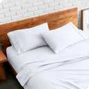 Bare Home Microfiber Pillow Cases - King Size Set of 2 - Cooling Pillowcases - Double Brushed - White Pillowcases 2 Pack - Easy Care (King Pillowcase Set of 2, White)