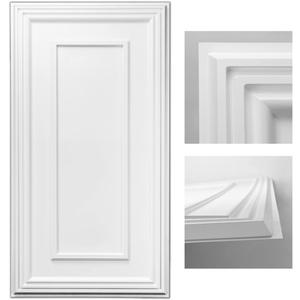 Art3d Drop Ceiling Tiles, 24x48in. White (12-Pack), Polyvinyl Chloride (PVC), Glue Down (24"x48")