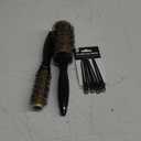 Round Brush for Blow Drying,Ceramic Barrel & Antistatic Bristles, Salon Blowout Hair Styling for Wet or Dry (Includes 4 Clips)