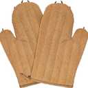 Fairly Odd Novelties FON-10278 Bear Oven Mitts Set Funny and Cute Kitchen Mittens/Potholders for Baking Christmas or Everyday Cooking Gloves, One Size Brown