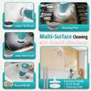 Steam Mop, Handheld Steam Cleaner with Rotating Scrub Brush & Detachable Steam Mops for Floor Cleaning, Refill Anytime, 10-in-1 Multi-purpose Steam Cleaner for Home, Tile, Grout, Furniture