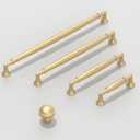 10 Pack Brushed Gold Cabinet Pulls 10 Inch(254mm) Kitchen Cabinet Handles Cabinet Hardware for Drawer Pulls