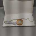 OBBOLO White Paper Christmas Tree, 15 Inch Honeycomb Christmas Tree Glow, White Honeycomb Trees Tabletop Decorations for Holiday Mantel Centerpieces