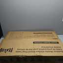 36''x 24'' Large Movable Pizza Oven Table for Outdoor, 304 Stainless Steel Grill Cart with Wheels, 3-Shelf Outdoor Kitchen Prep Table Pizza Oven Stand on Wheels for Pizza Oven& Griddle