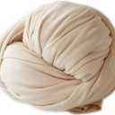 Coberllus Newborn Baby Photo Props Blanket Stretch Without Wrinkle Wrap Swaddle for Boy Girls Photography Shoot (Beige)