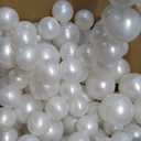 8 Pcs Giant Pearl Garland, Faux Pearl Chain Wedding Arch Decor, White